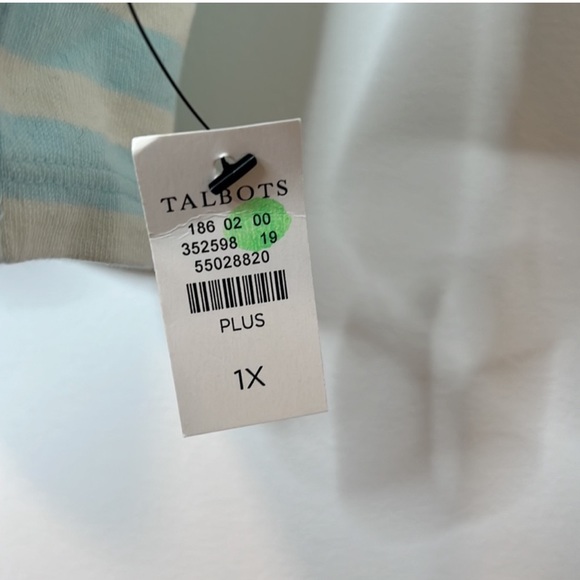 TALBOTS | Cotton Striped Long Sleeve Top - Picture 4 of 9